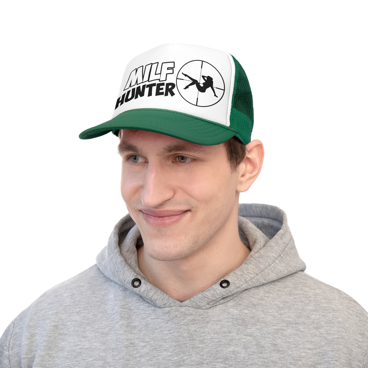 Funny MILF Hunter Trucker Hat Snapback
