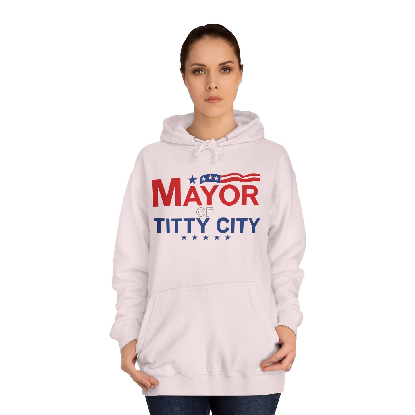 Mayor Of Titty City Hoodie Hooded Sweatshirt Unisex College Hoodie Hooded Sweatshirt