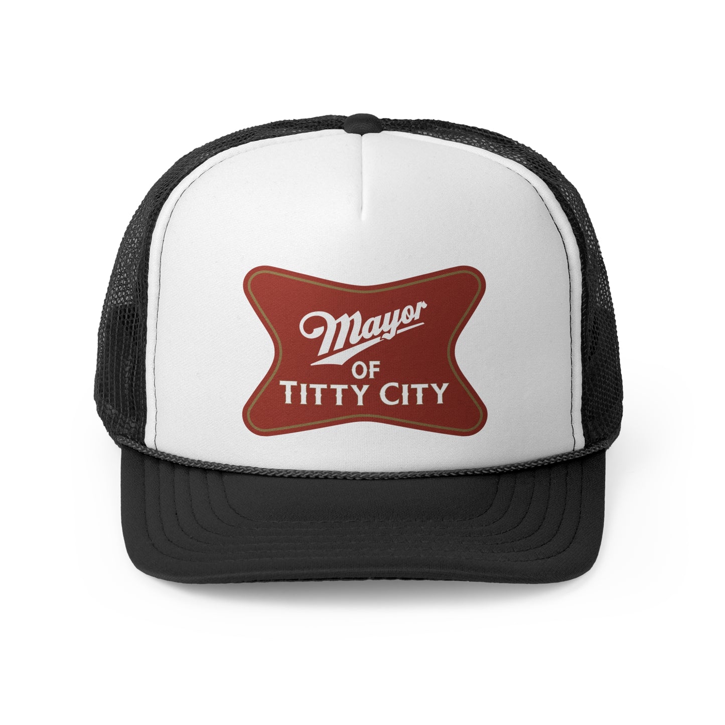 Mayor Of Titty City Funny Trucker Cap