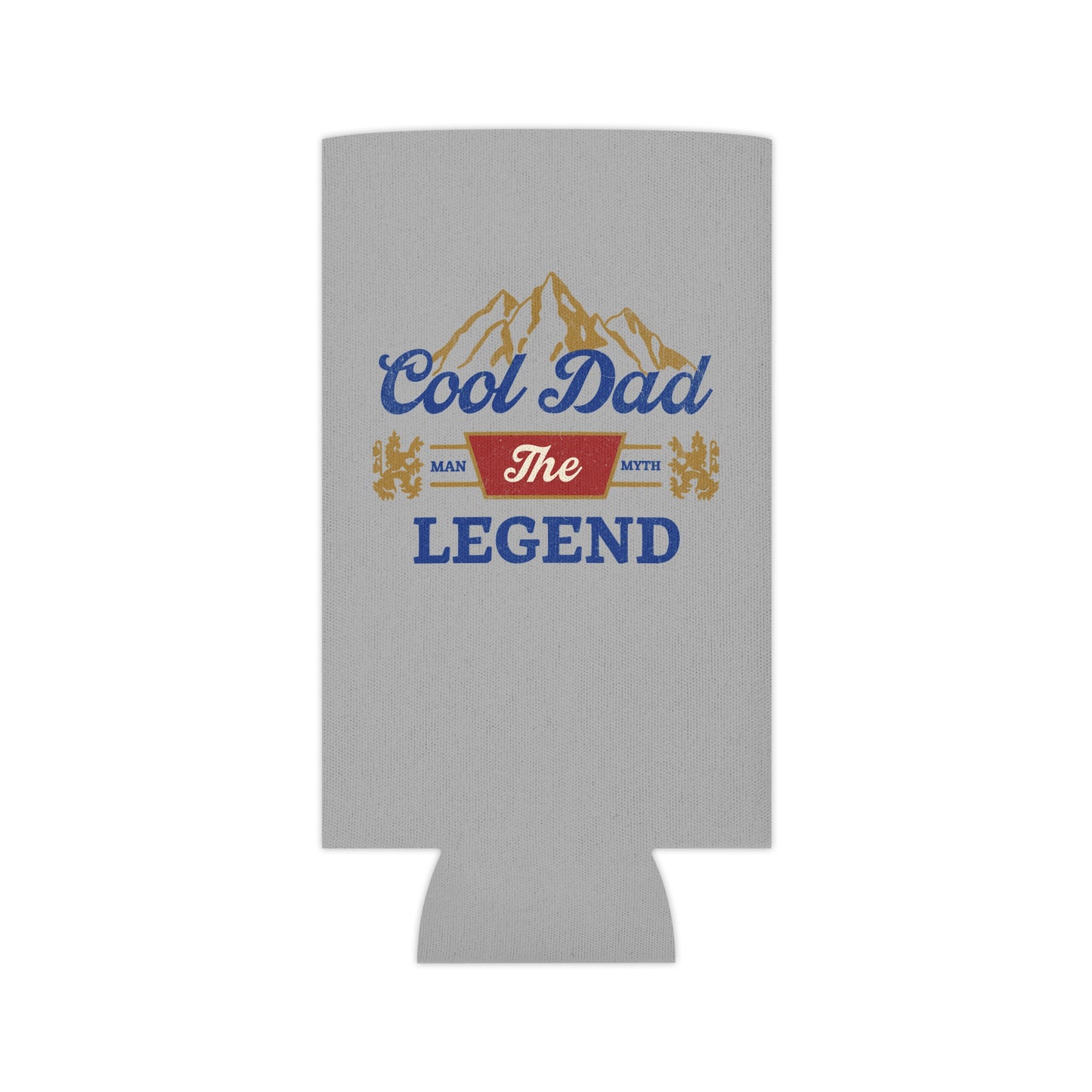 Cool Dad The Legend Drinking Can Cooler - Fun & Quirky Drink Insulator for Parties & Celebrations