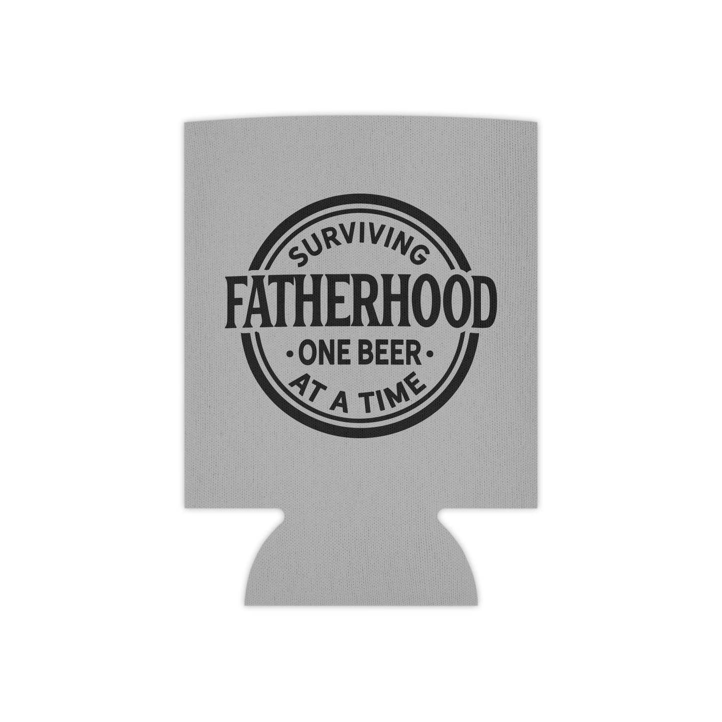 Surviving Fatherhood One Beer At A Time Drinking Can Cooler - Fun & Quirky Drink Insulator for Parties & Celebrations