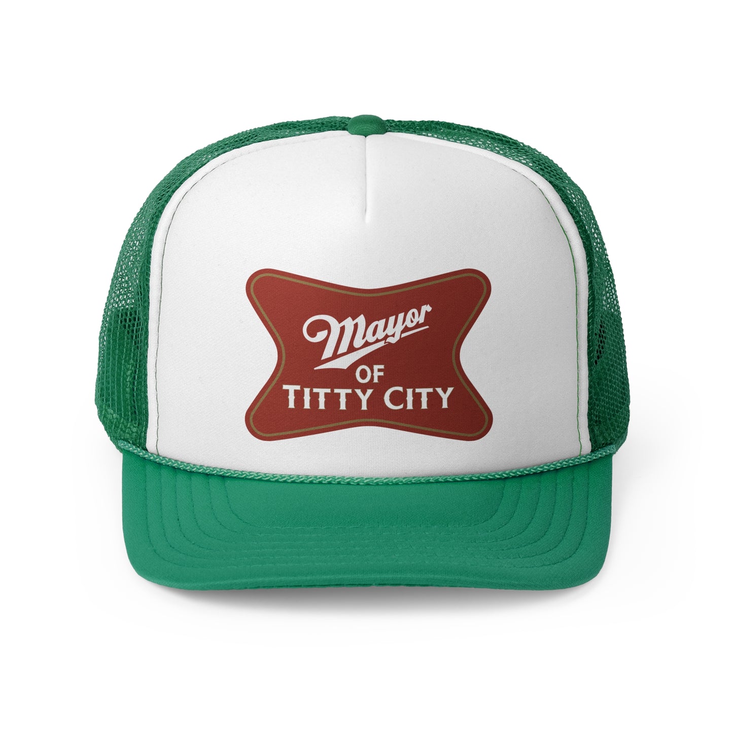 Mayor Of Titty City Funny Trucker Cap