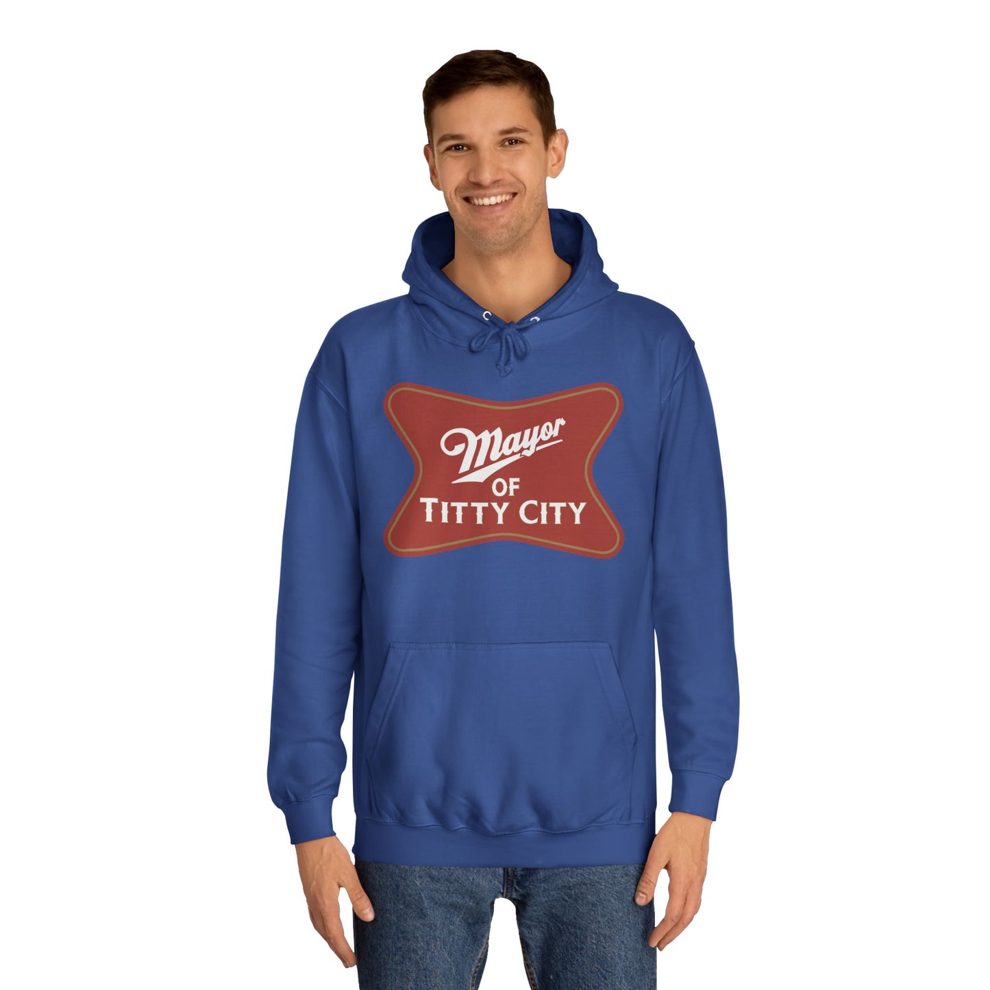 Mayor Of Titty City beer Hoodie Hooded Sweatshirt Unisex College Hoodie Hooded Sweatshirt