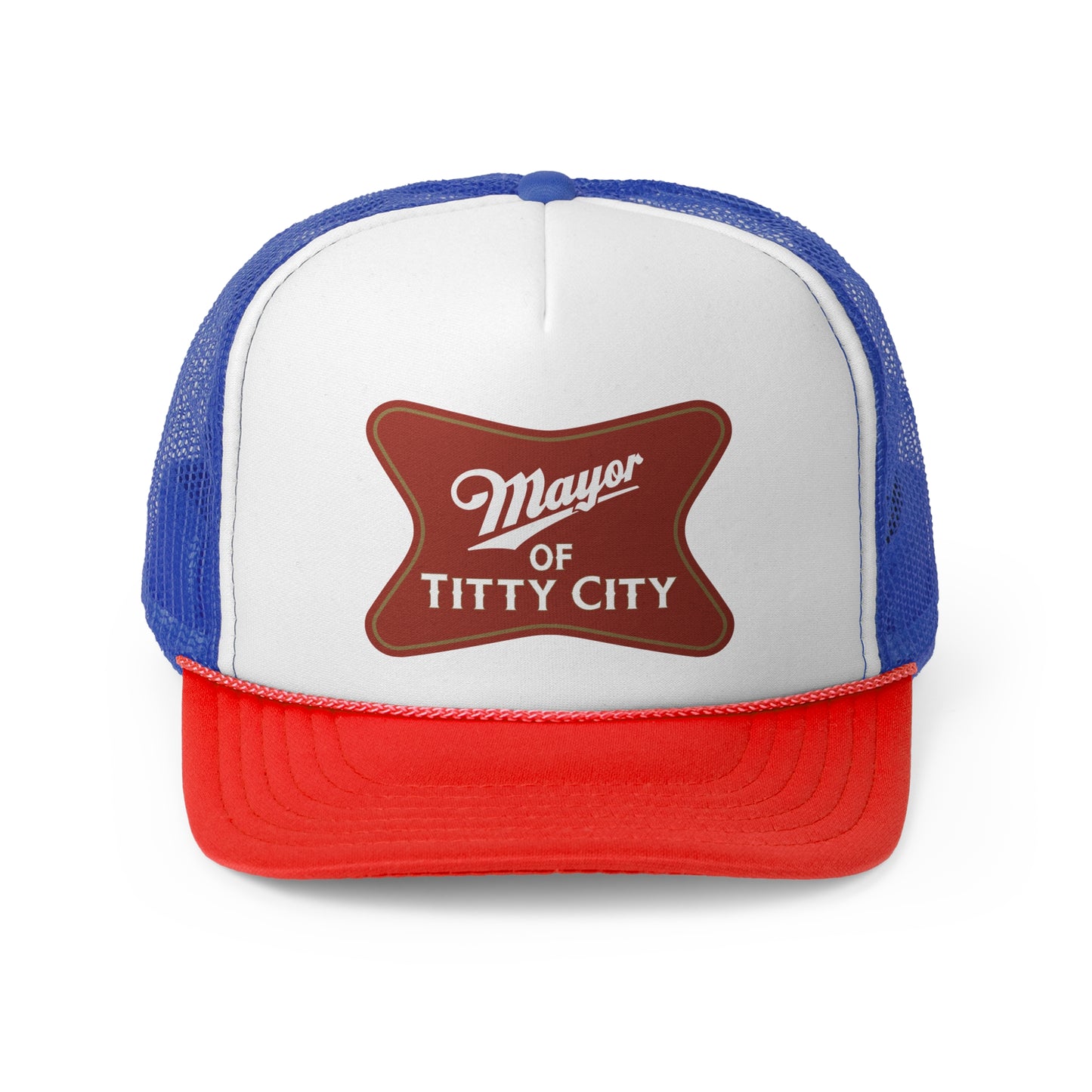 Mayor Of Titty City Funny Trucker Cap