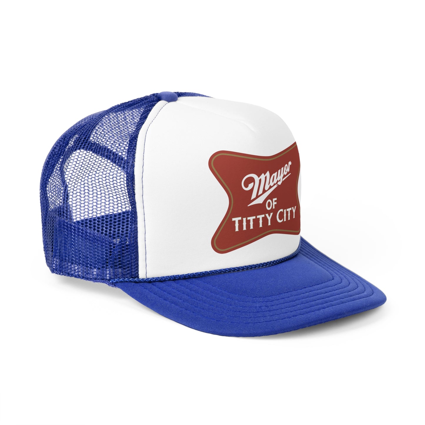 Mayor Of Titty City Funny Trucker Cap
