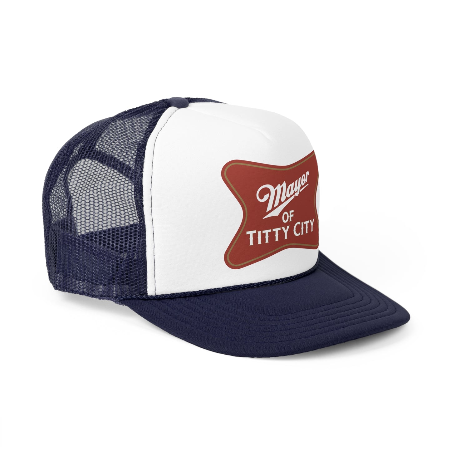 Mayor Of Titty City Funny Trucker Cap