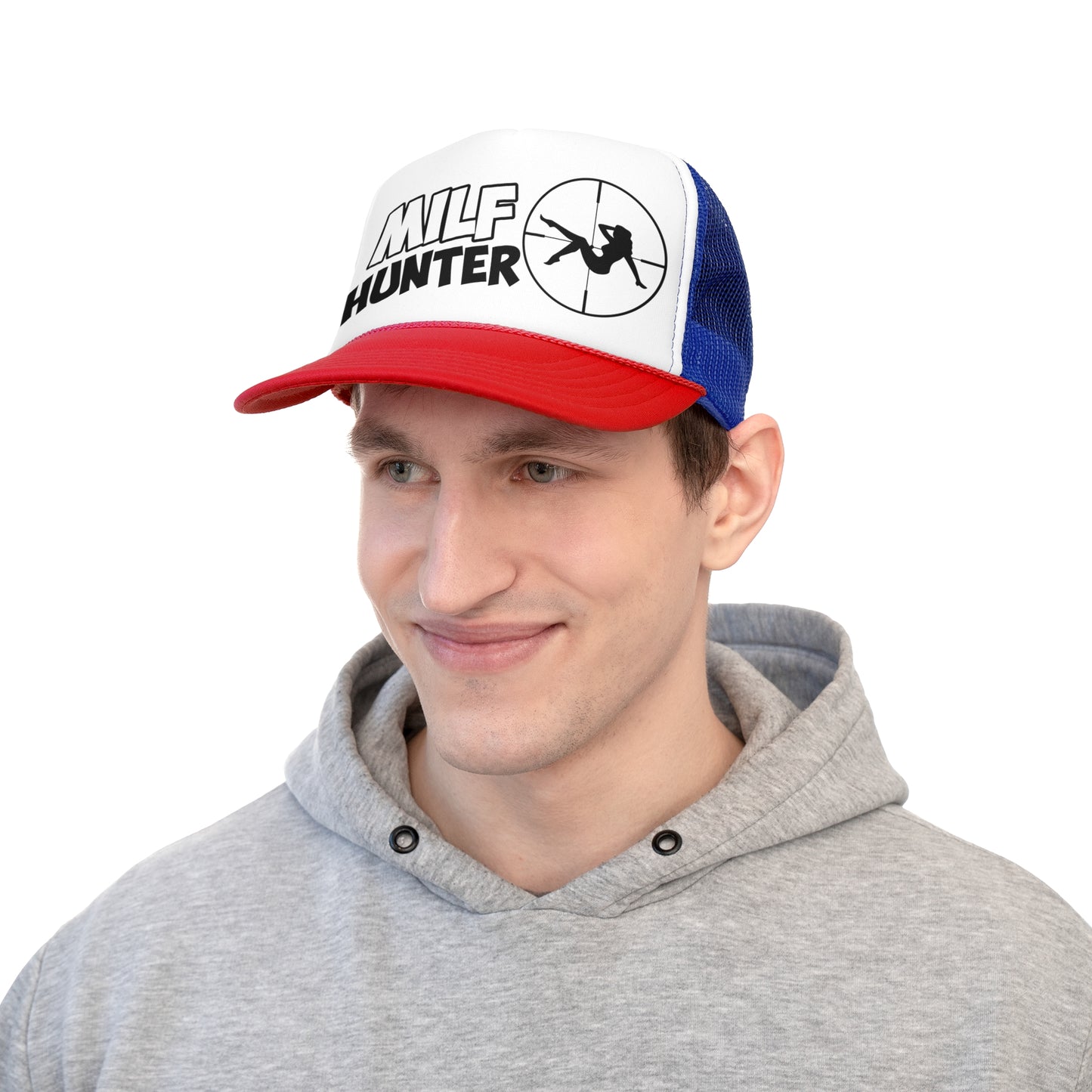 Funny MILF Hunter Trucker Hat Snapback