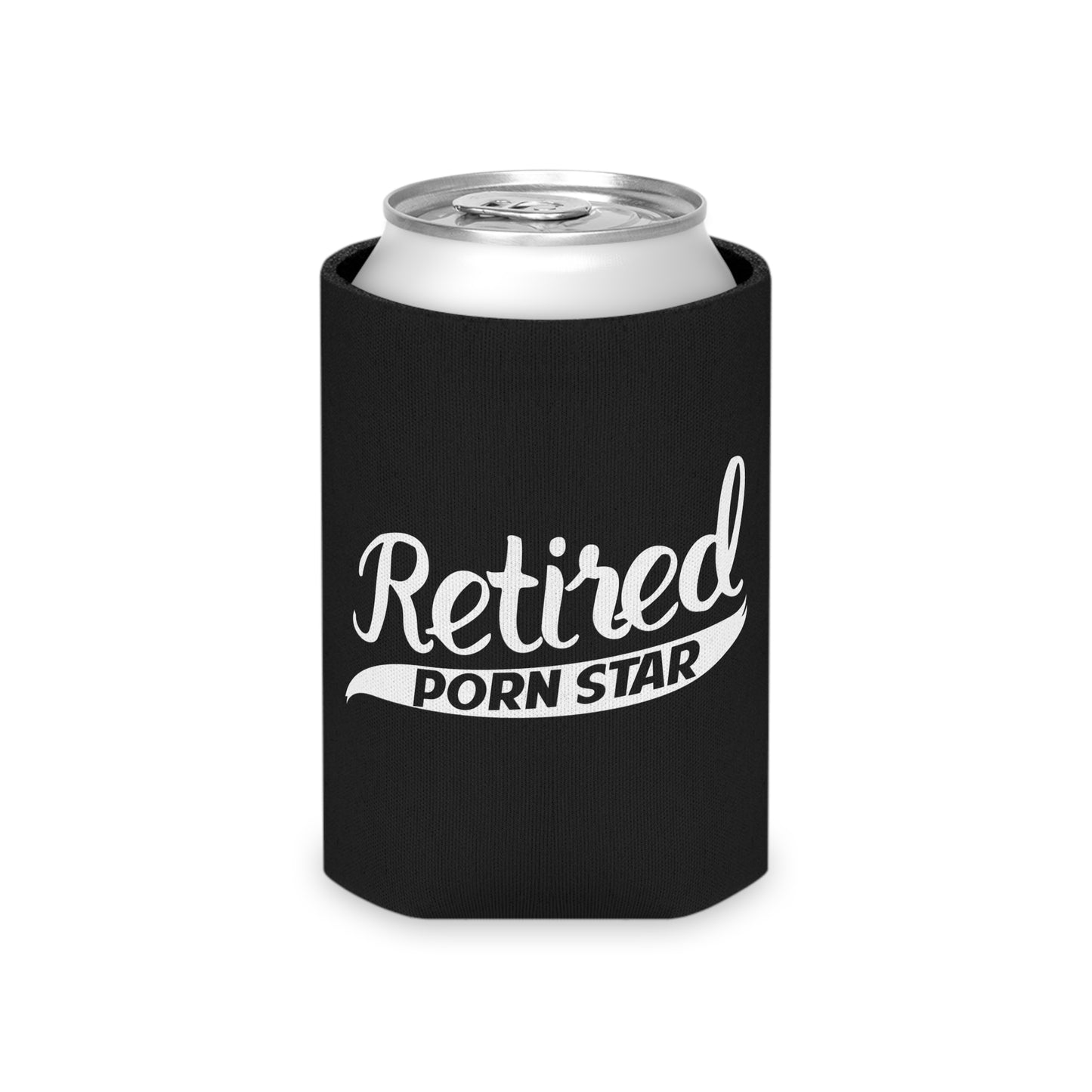 Retired PornStar Funny Beer Can Cooler Holder Sleeve