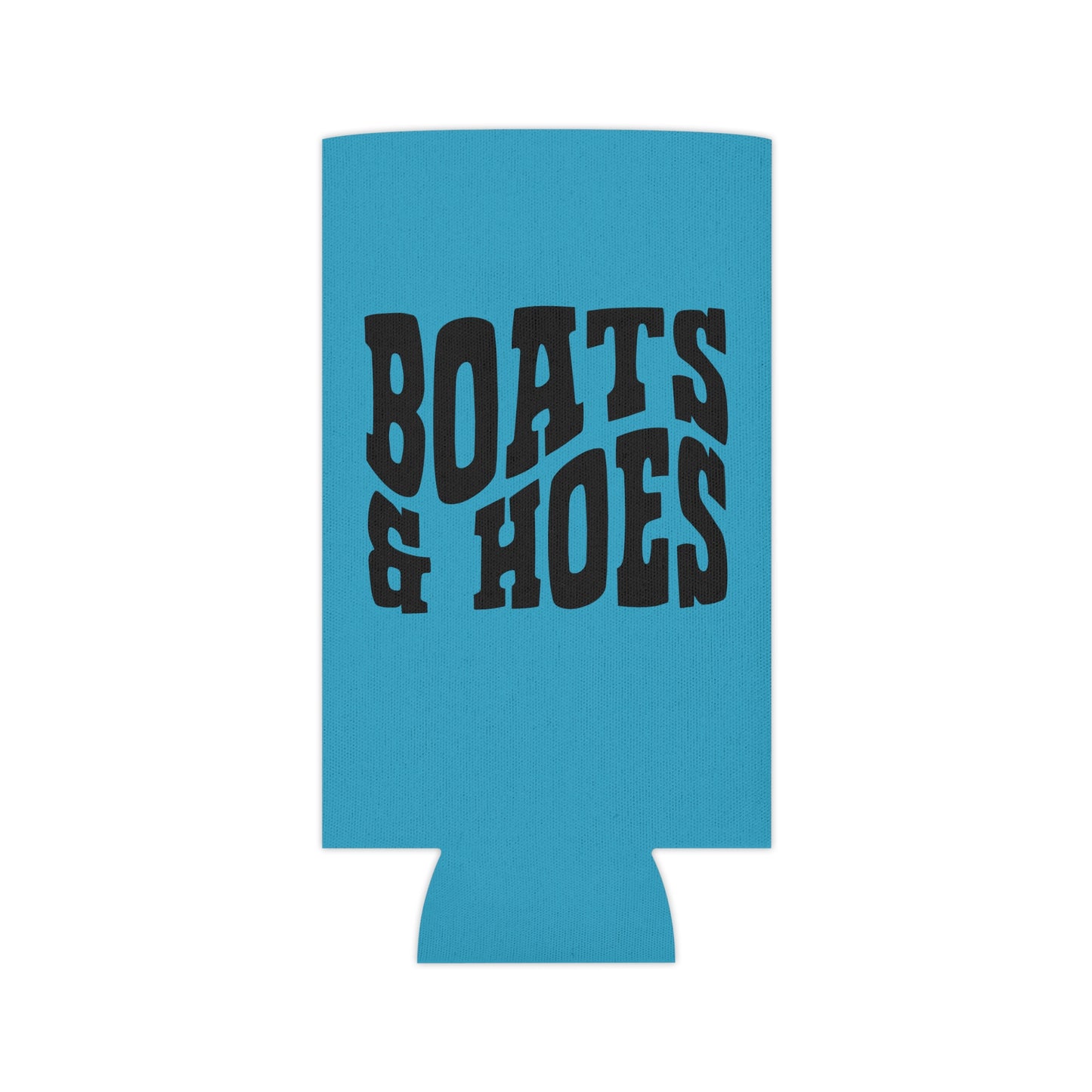 Boats & Hoes Drinking Can Cooler - Fun & Quirky Drink Insulator for Parties & Celebrations