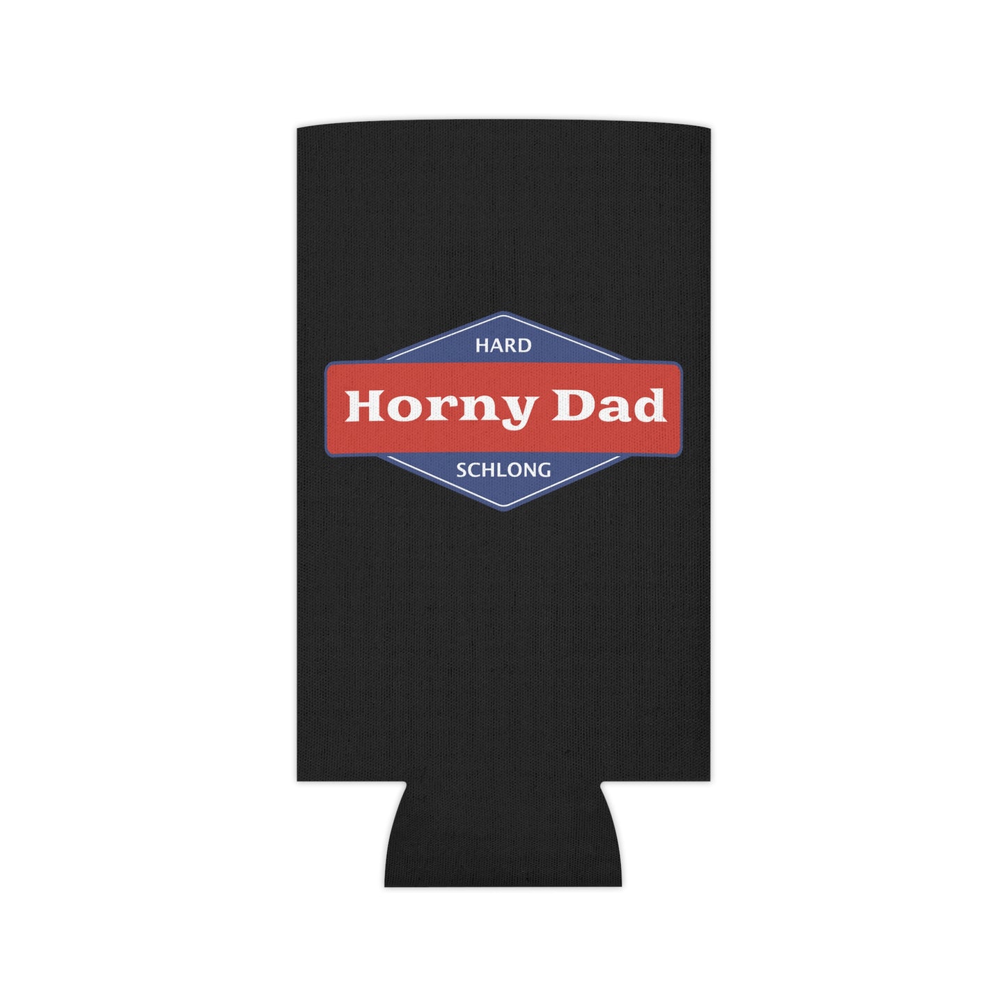 Horny Dad Hard Slong Drinking Can Cooler - Fun & Quirky Drink Insulator for Parties & Celebrations