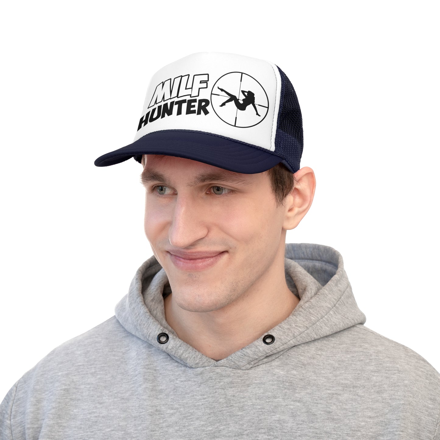 Funny MILF Hunter Trucker Hat Snapback