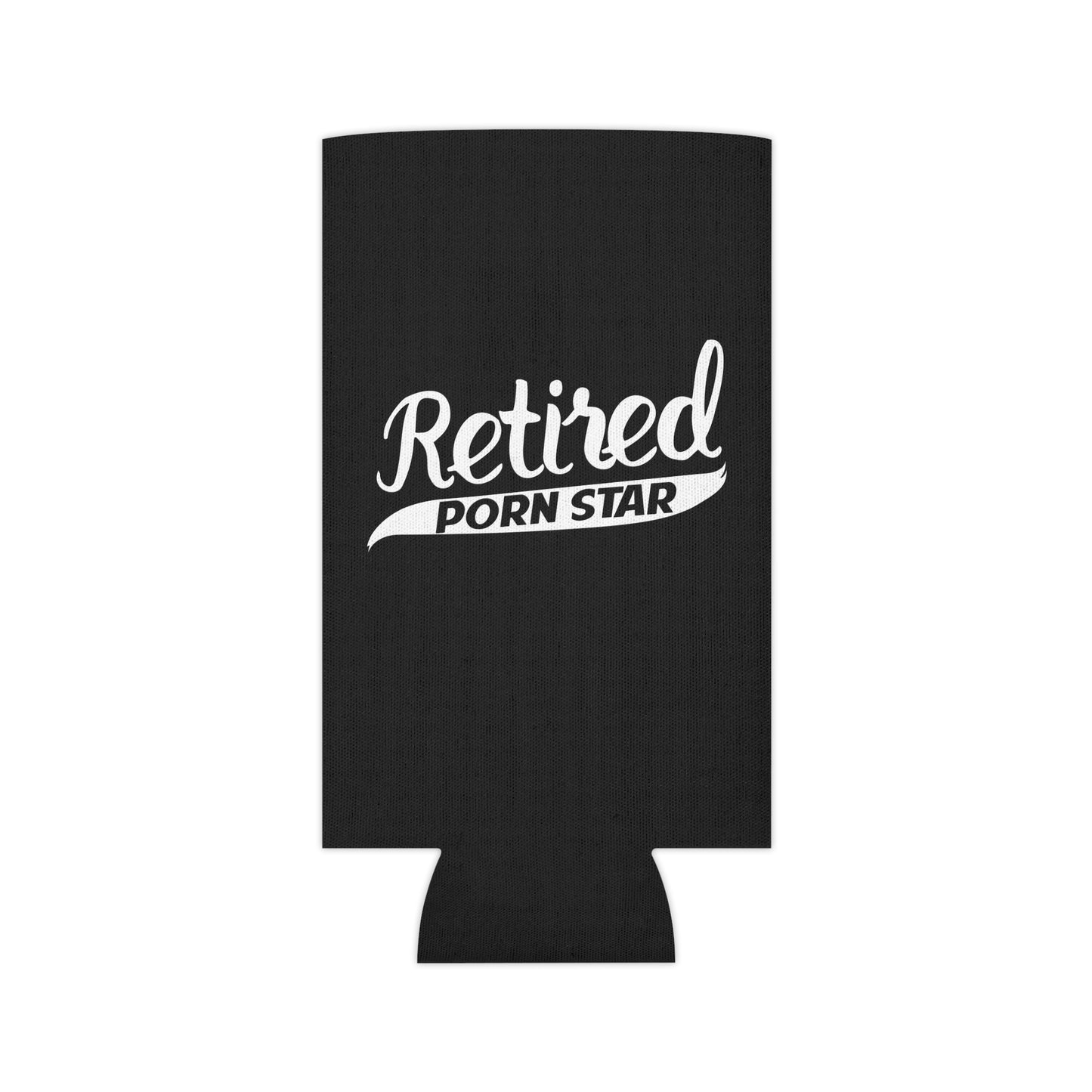 Retired PornStar Funny Beer Can Cooler Holder Sleeve
