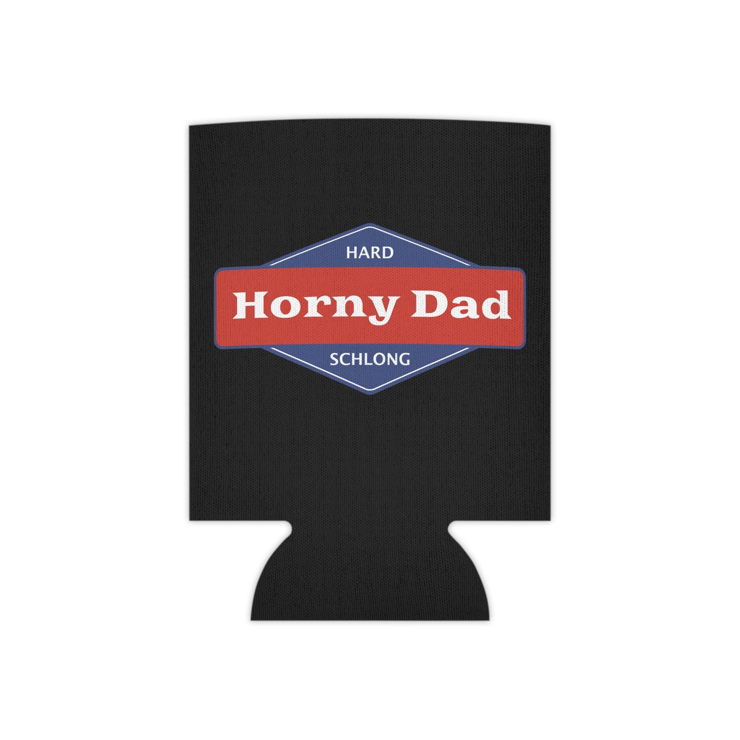 Horny Dad Hard Slong Drinking Can Cooler - Fun & Quirky Drink Insulator for Parties & Celebrations