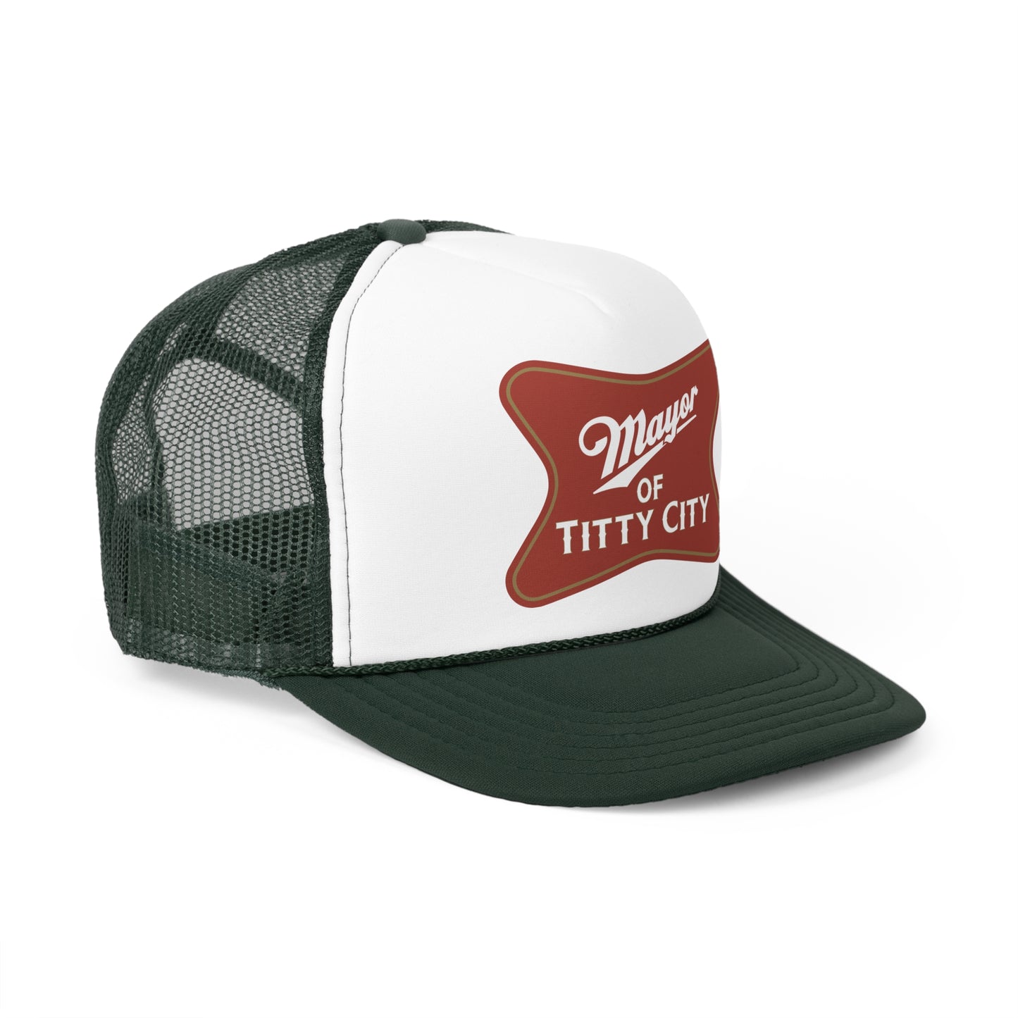 Mayor Of Titty City Funny Trucker Cap