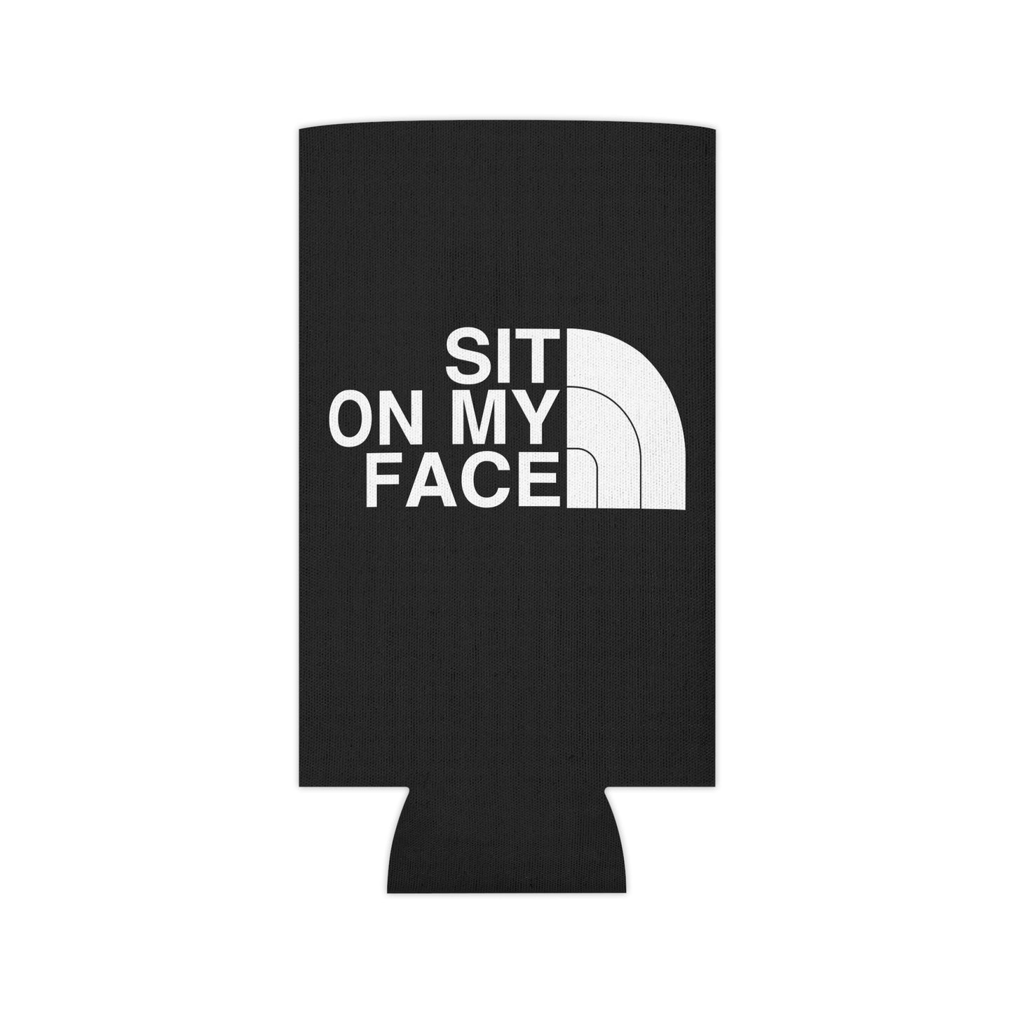 Sit On My Face Drinking Can Cooler - Fun & Quirky Drink Insulator for Parties & Celebrations