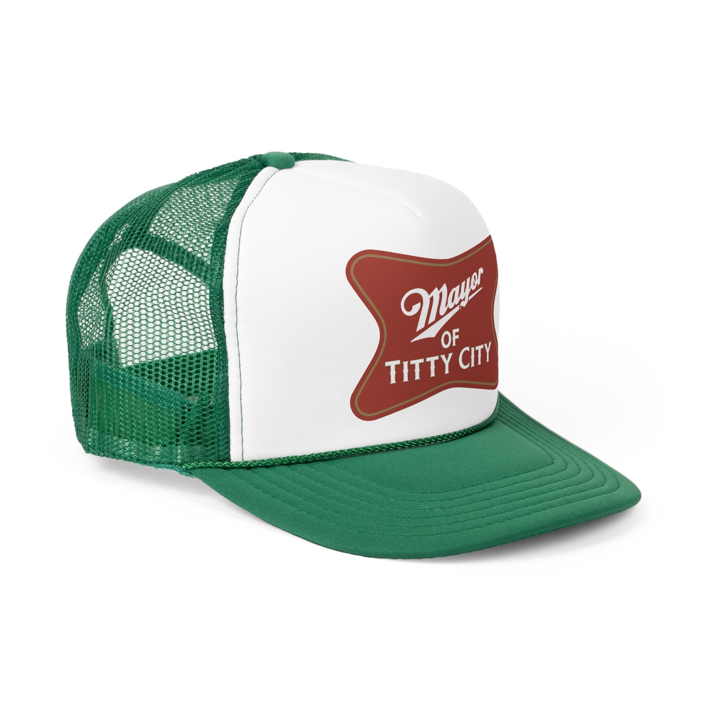 Mayor Of Titty City Funny Trucker Cap