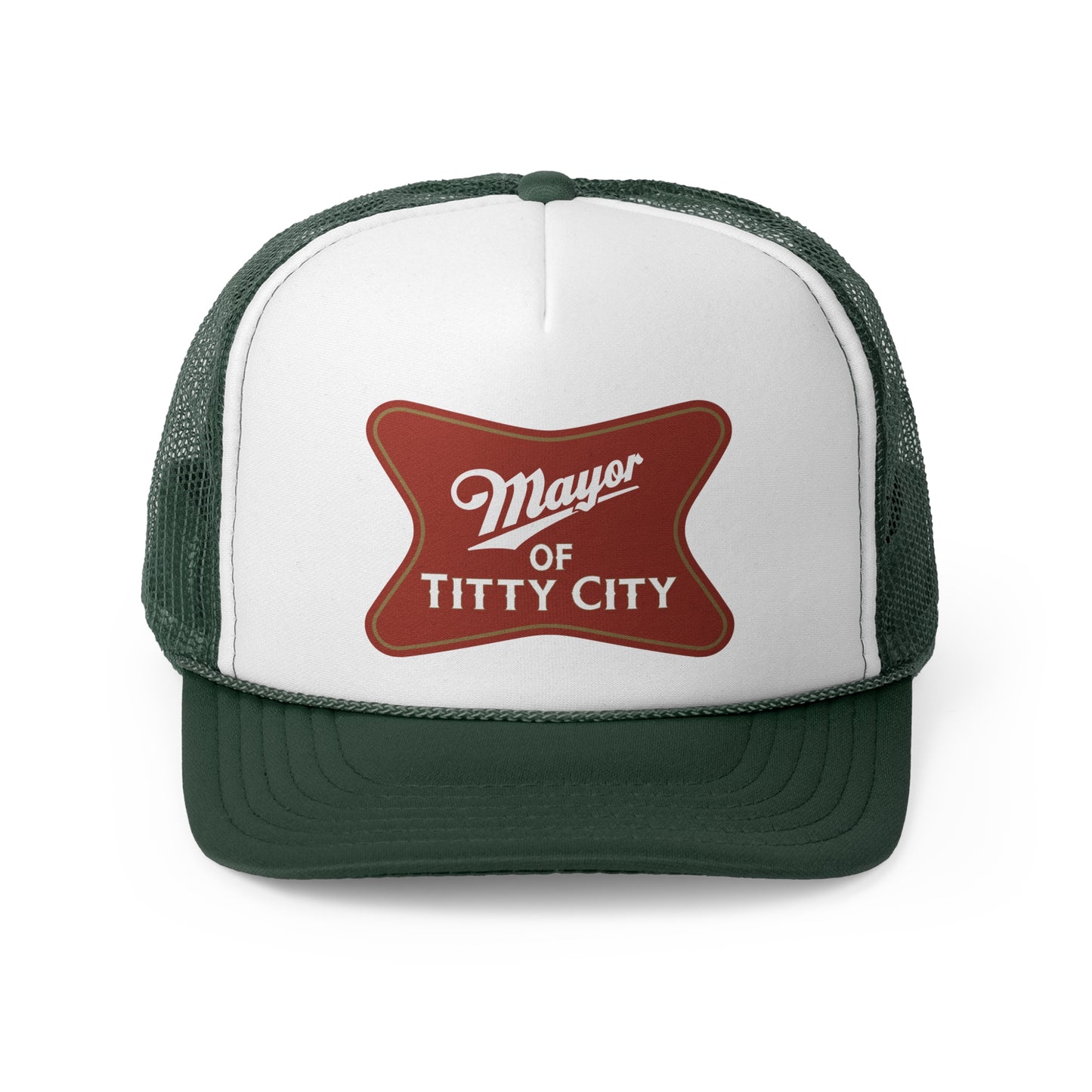 Mayor Of Titty City Funny Trucker Cap