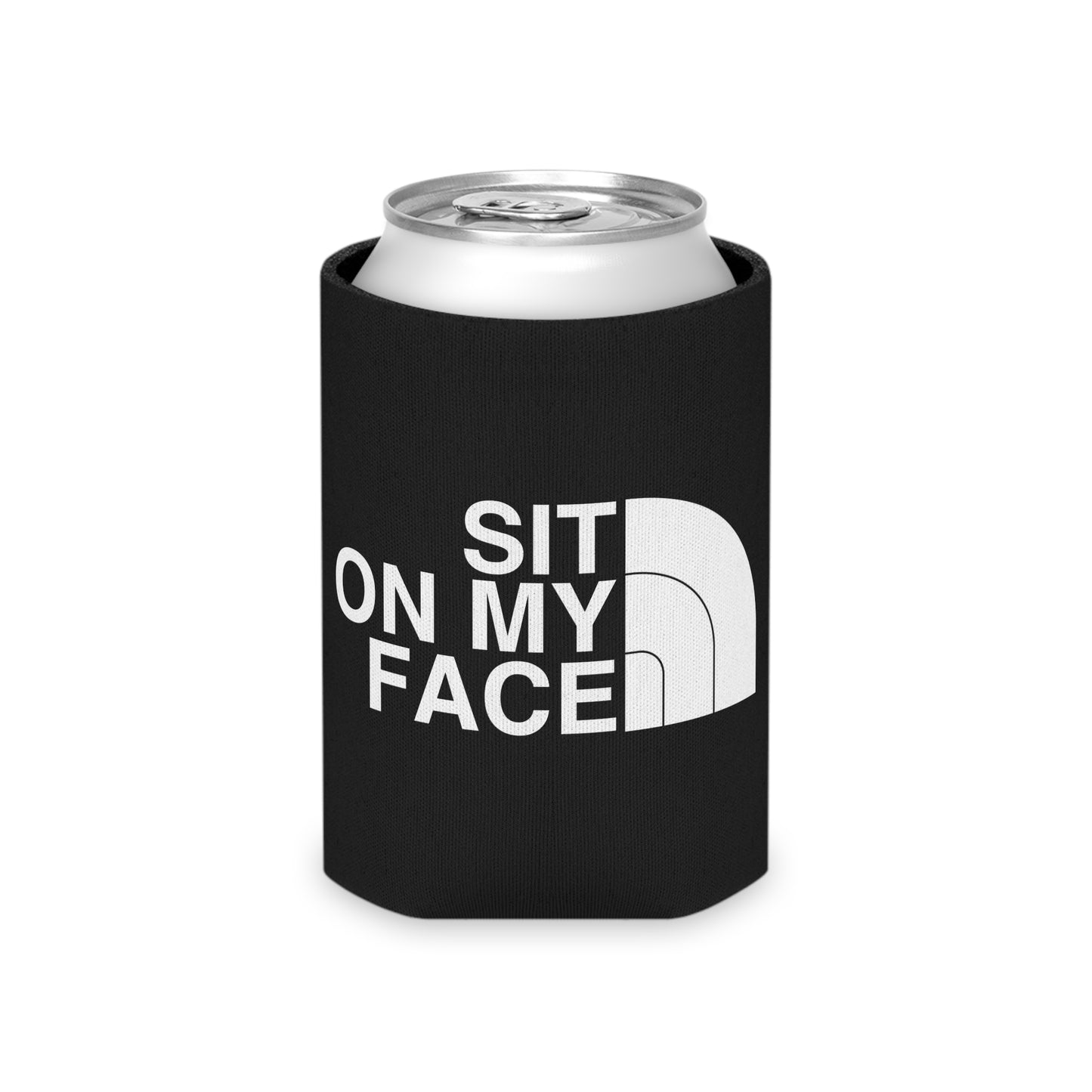 Sit On My Face Drinking Can Cooler - Fun & Quirky Drink Insulator for Parties & Celebrations