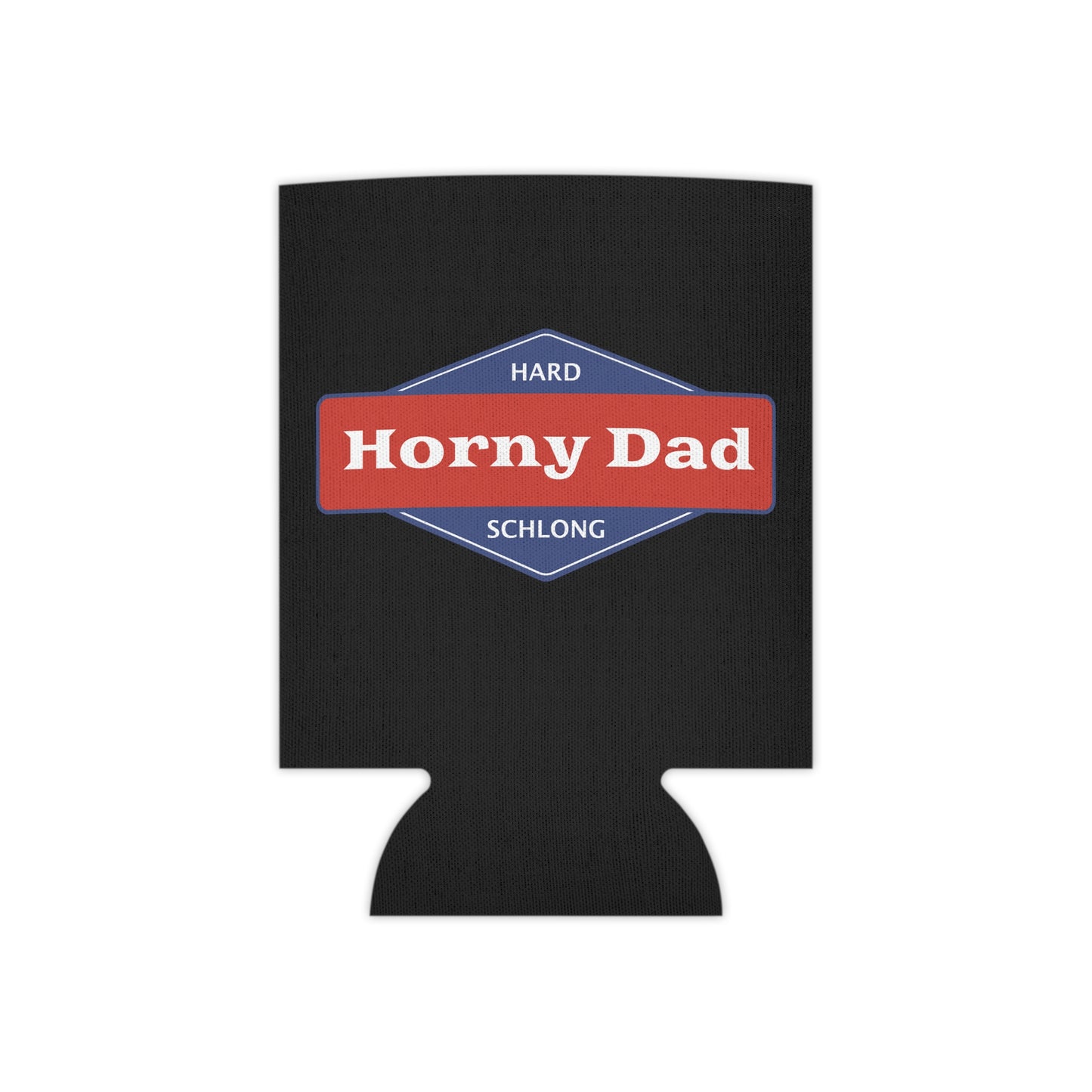 Horny Dad Hard Slong Drinking Can Cooler - Fun & Quirky Drink Insulator for Parties & Celebrations
