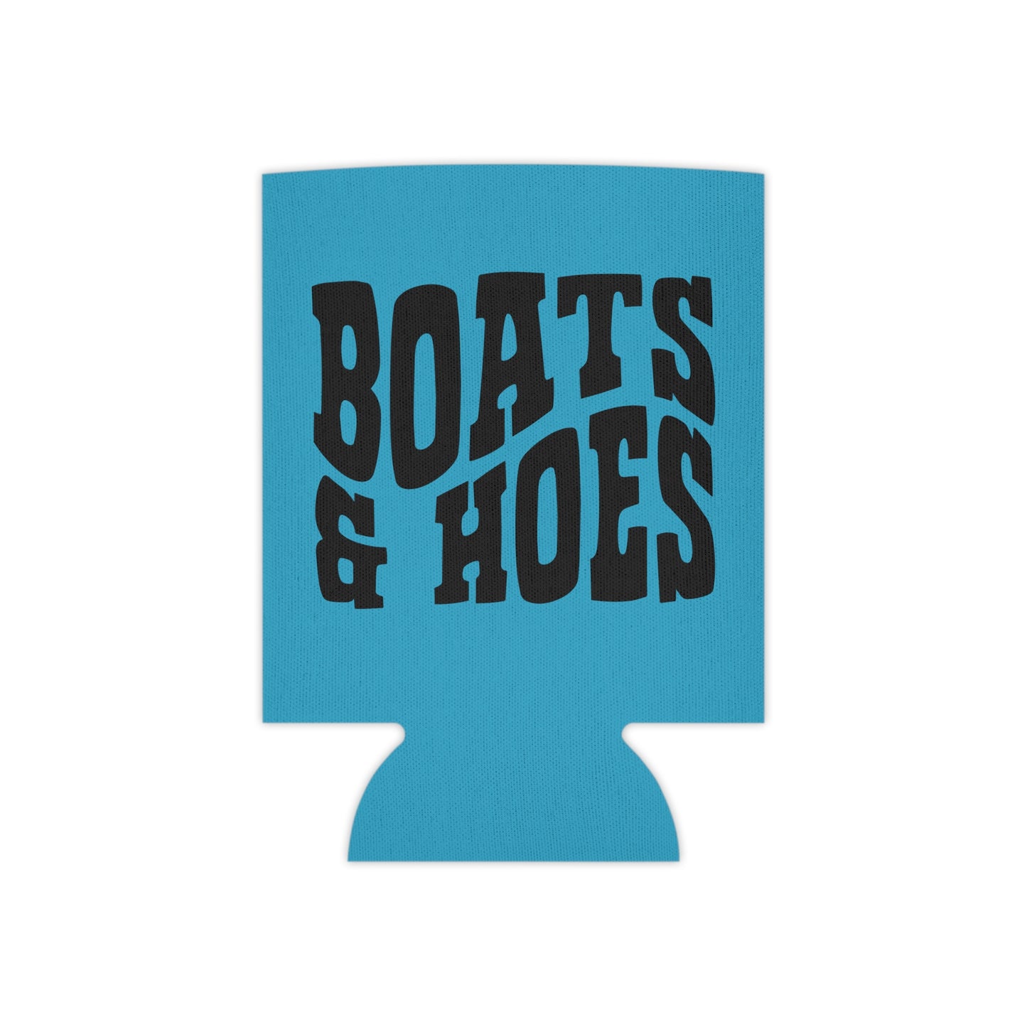 Boats & Hoes Drinking Can Cooler - Fun & Quirky Drink Insulator for Parties & Celebrations