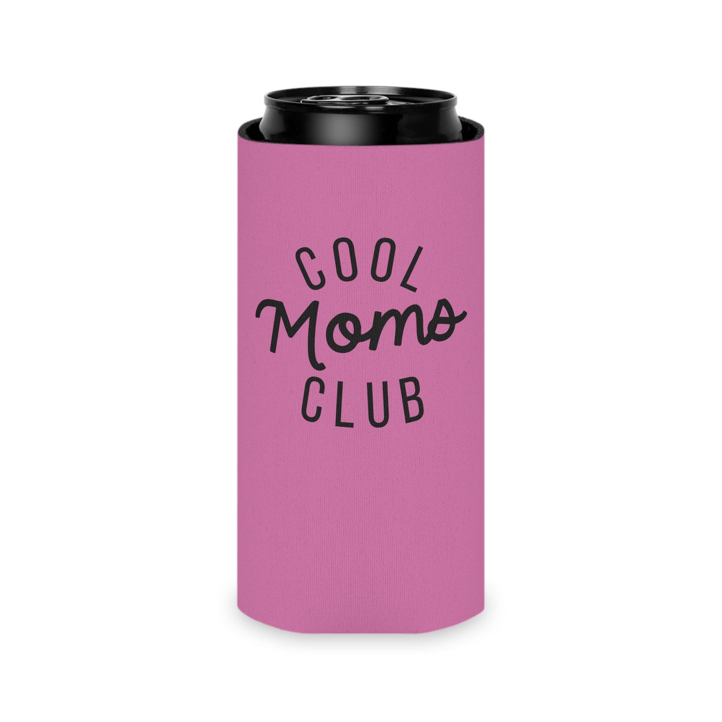 Cool Moms Club Drinking Can Cooler - Fun & Quirky Drink Insulator for Parties & Celebrations