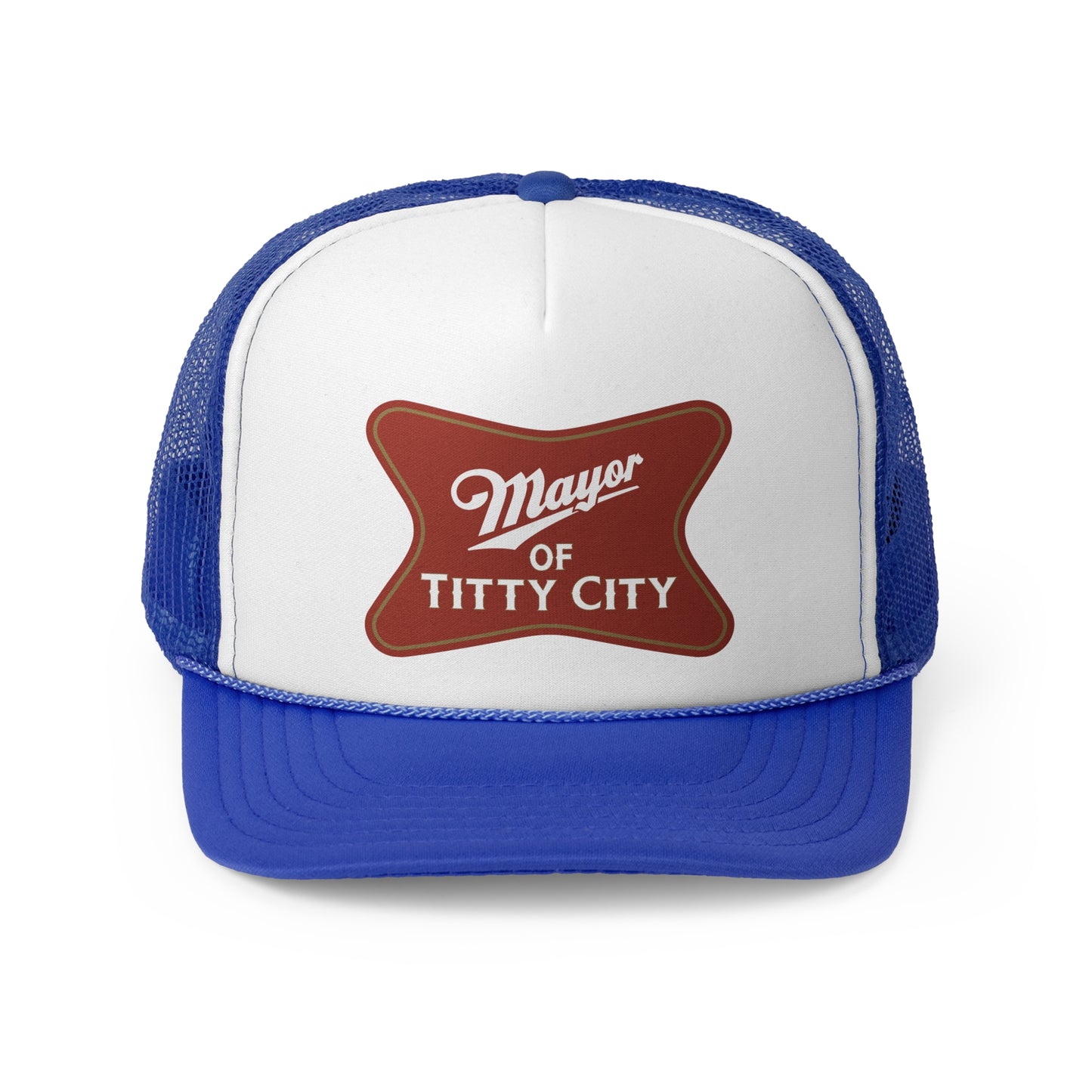 Mayor Of Titty City Funny Trucker Cap