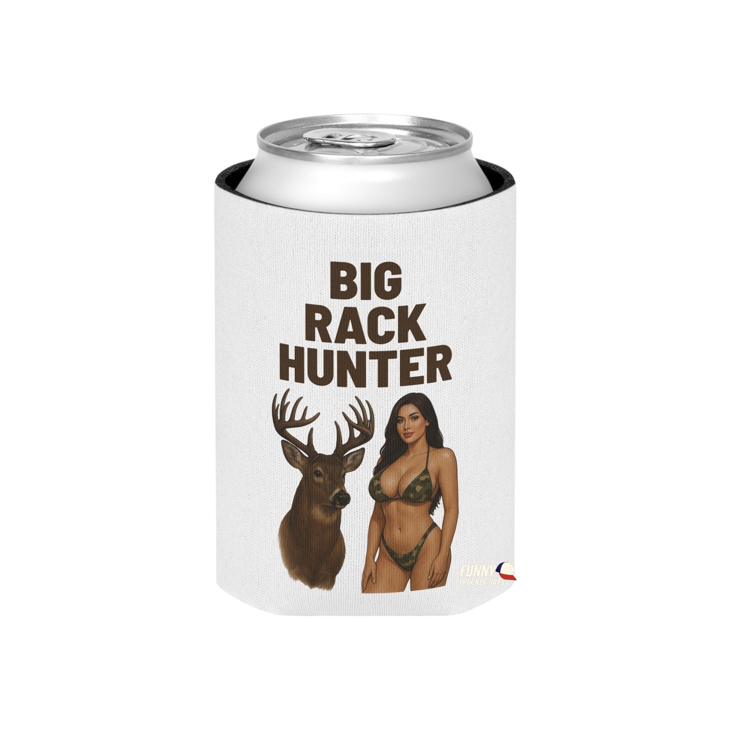 Big Rack Hunter Beer Can Cooler Holder Sleeve Camouflage/Camo