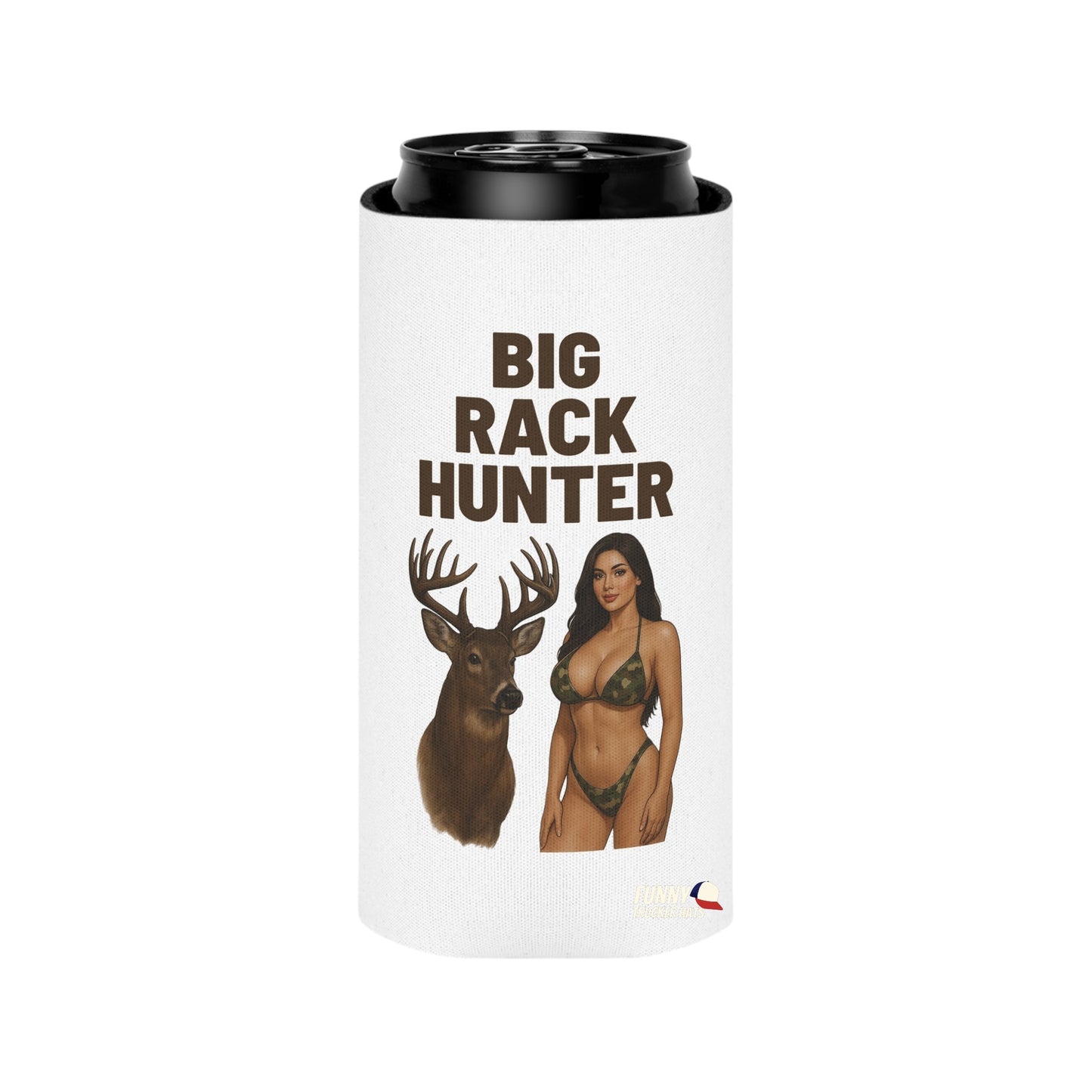 Big Rack Hunter Beer Can Cooler Holder Sleeve Camouflage/Camo