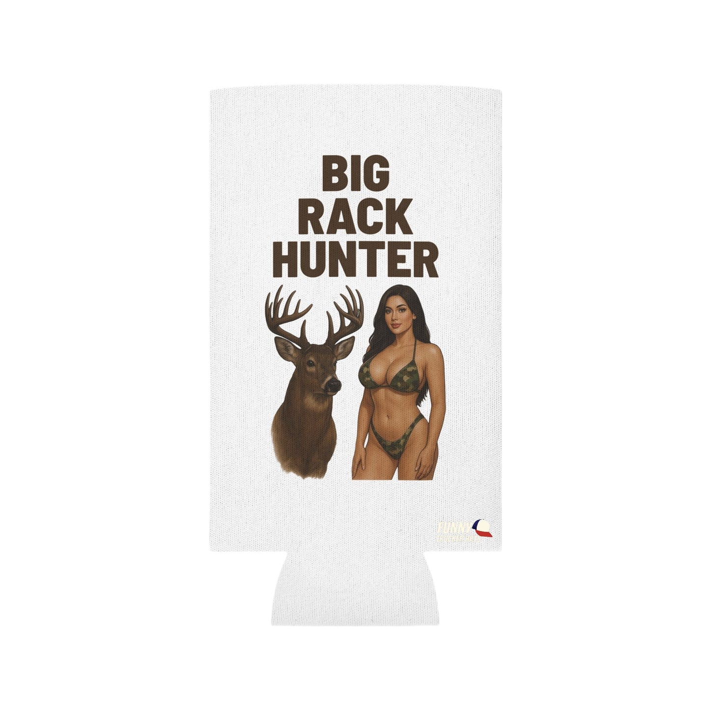Big Rack Hunter Beer Can Cooler Holder Sleeve Camouflage/Camo