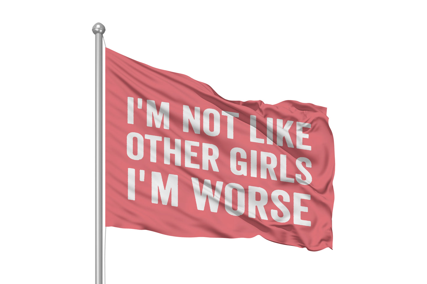 I'm not like other girls I'm worse Flag 3x5 Wall Decor Banner