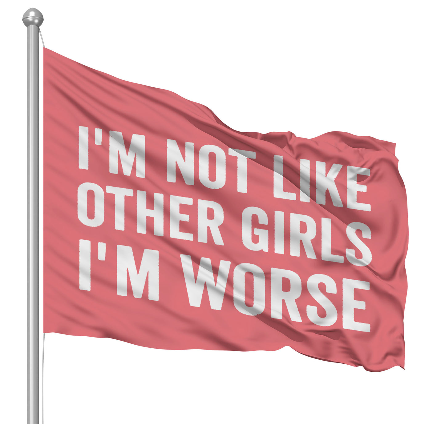 I'm not like other girls I'm worse Flag 3x5 Wall Decor Banner