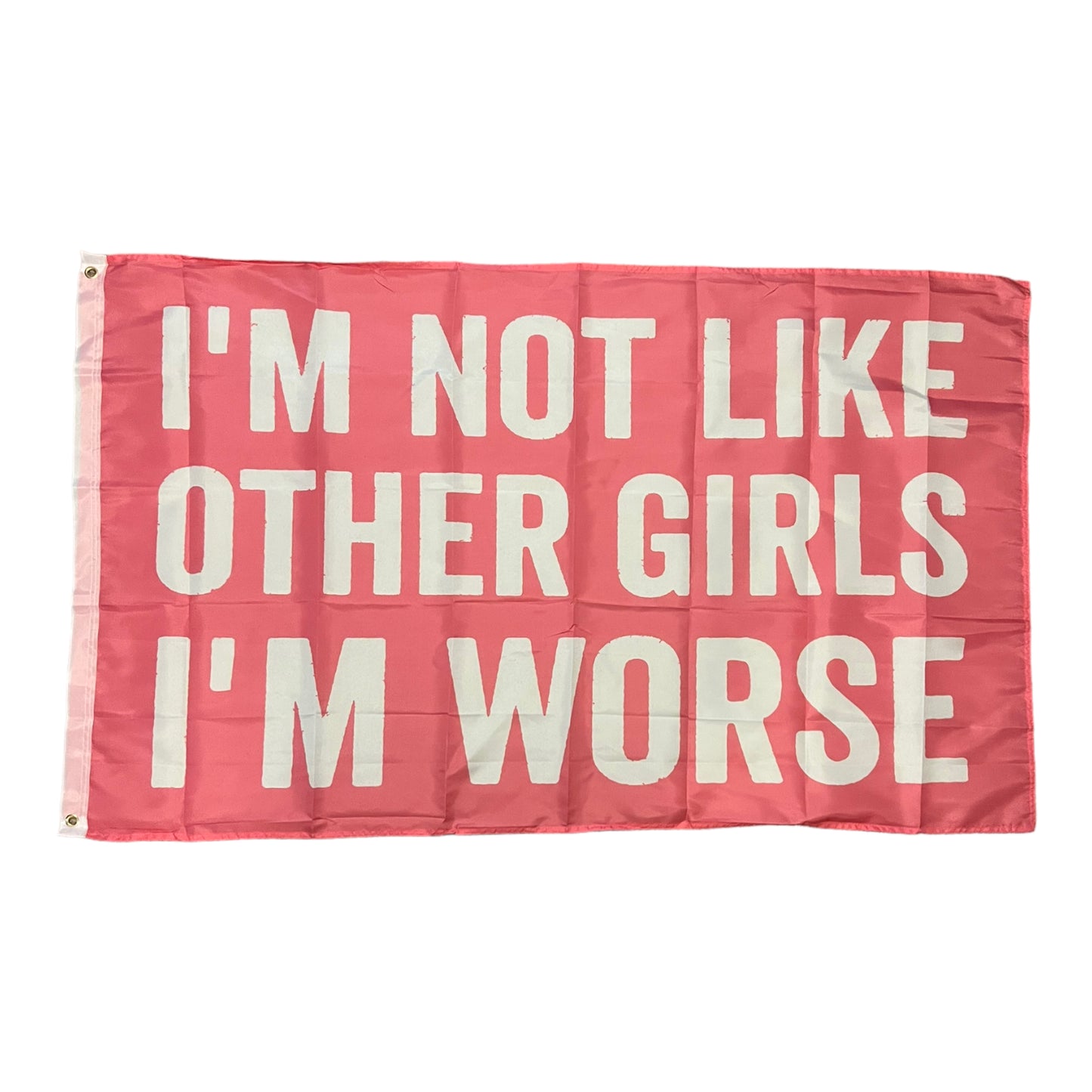 I'm not like other girls I'm worse Flag 3x5 Wall Decor Banner