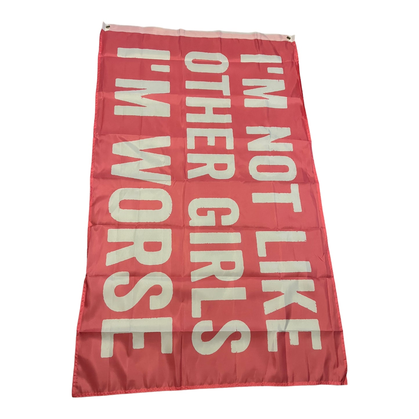 I'm not like other girls I'm worse Flag 3x5 Wall Decor Banner