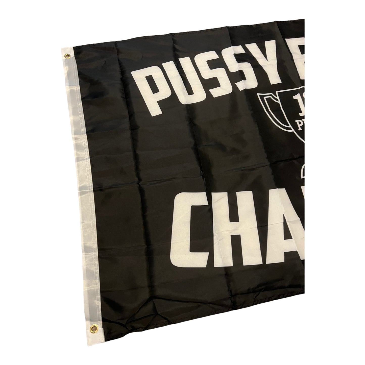 Pussy Eating Champion 1st Place Flag 3x5 Wall Decor Banner