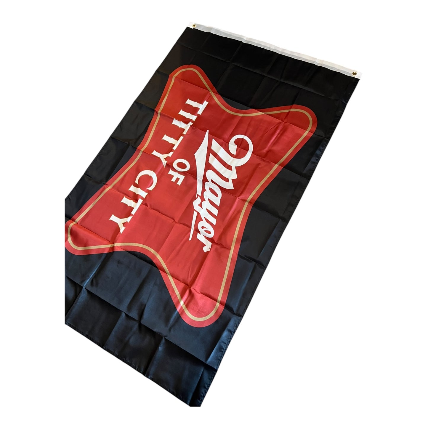 Mayor Of Titty City Flag 3x5 Wall Decor Banner