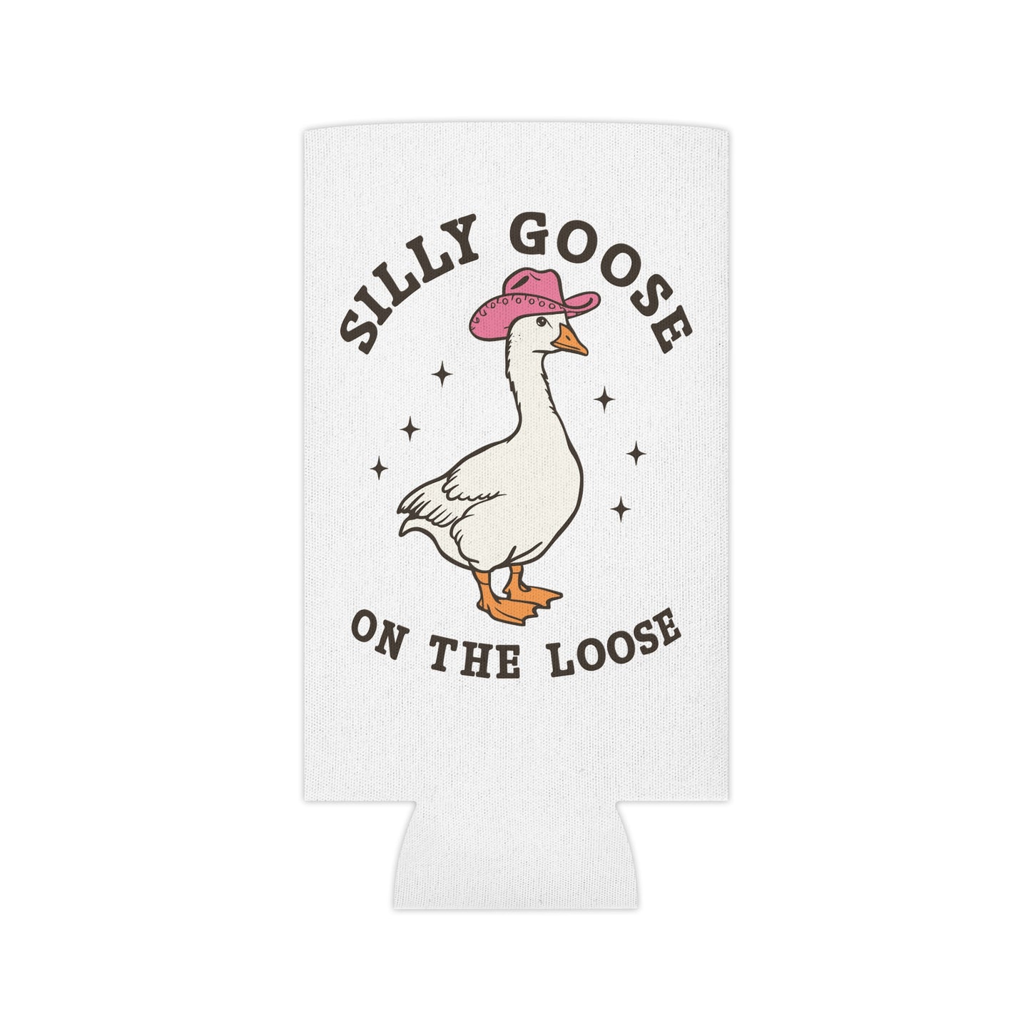 Silly Goose On The Loose Funny Beer Can Cooler Holder Sleeve
