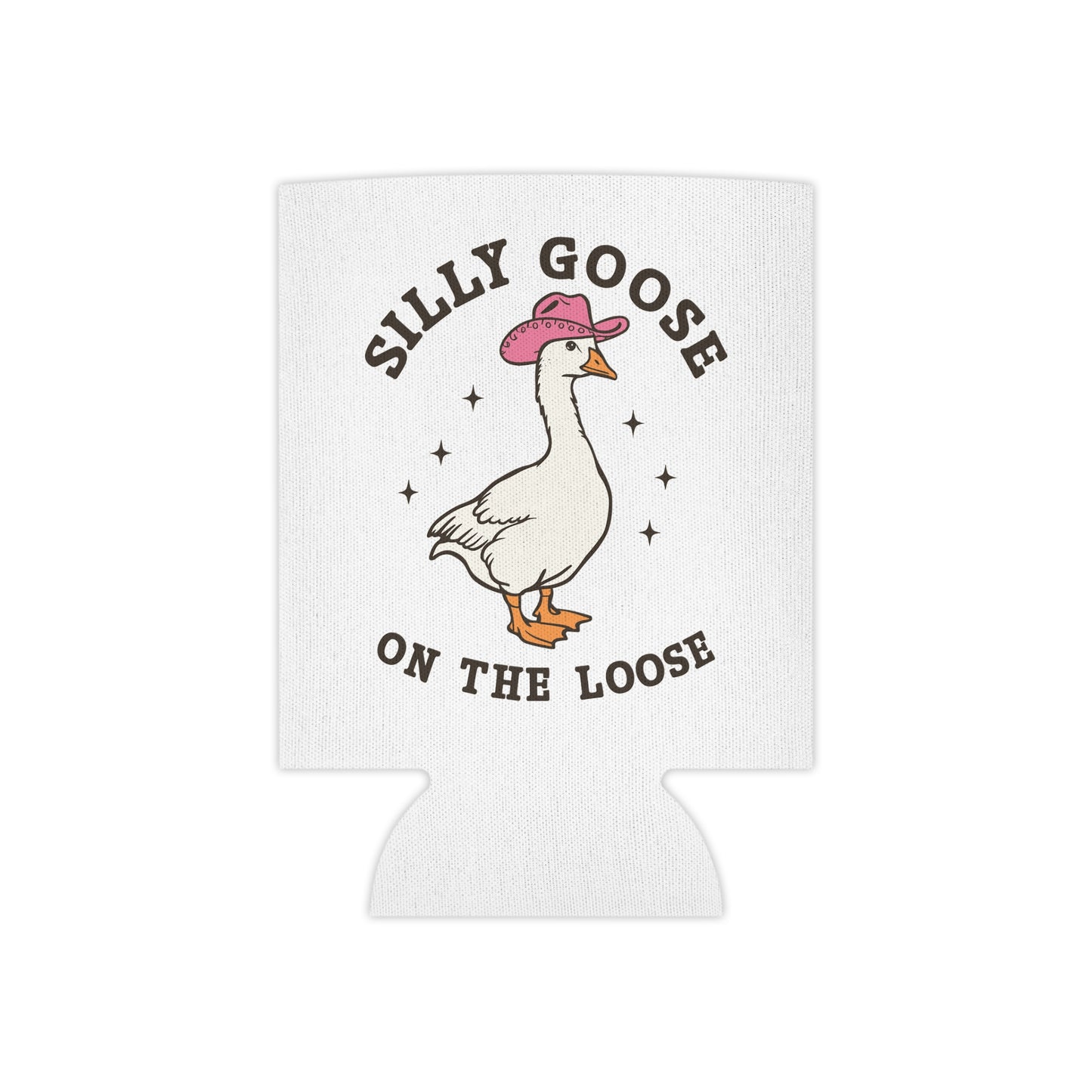 Silly Goose On The Loose Funny Beer Can Cooler Holder Sleeve