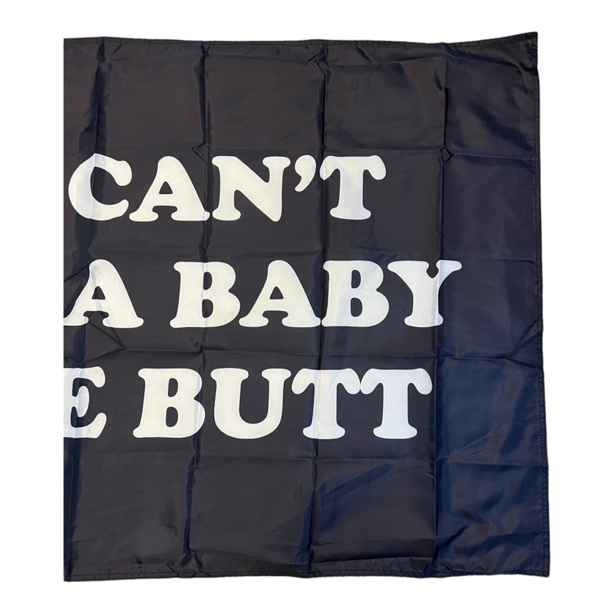 You Can't Make A Baby In The Butt Flag 3x5 Wall Decor Banner