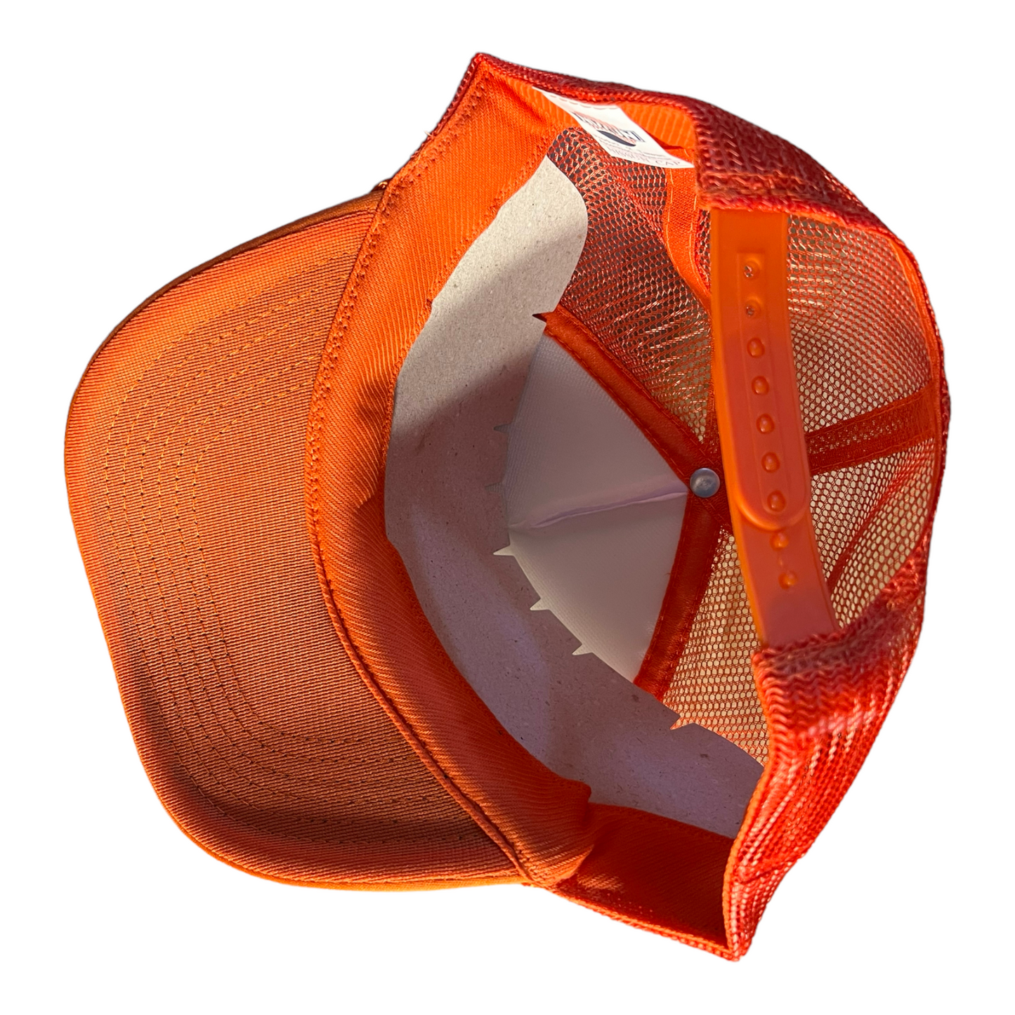 I Hunt White Tails Year Round Trucker Hat Funny Trucker Hat Orange / White