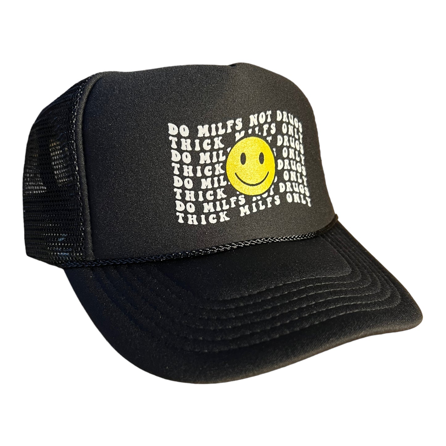 Do MILFS Thick MILFS only Trucker Hat Funny Trucker Hat Black