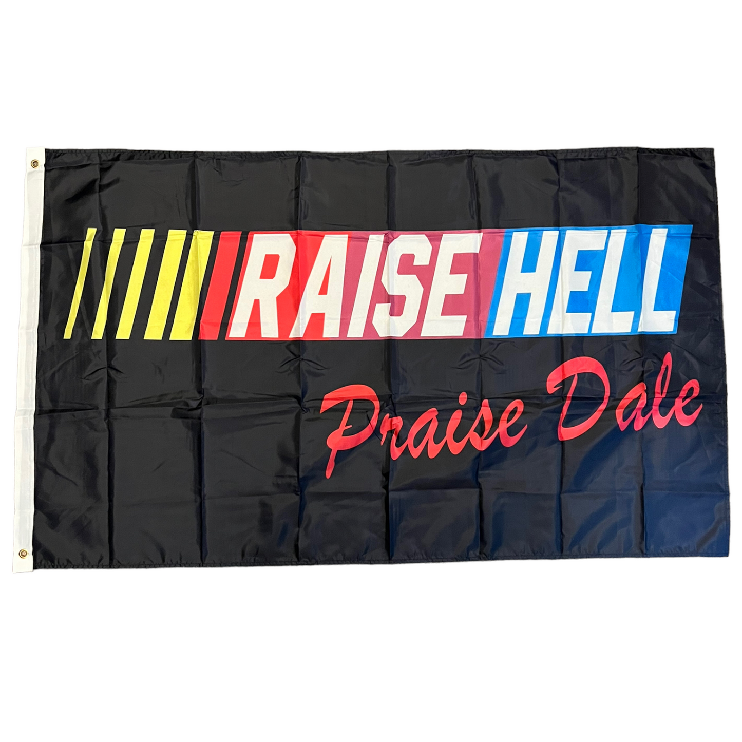 Raise Hell Praise Dale Flag 3x5 Wall Decor Banner Nascar Dale Earnhardt Flag
