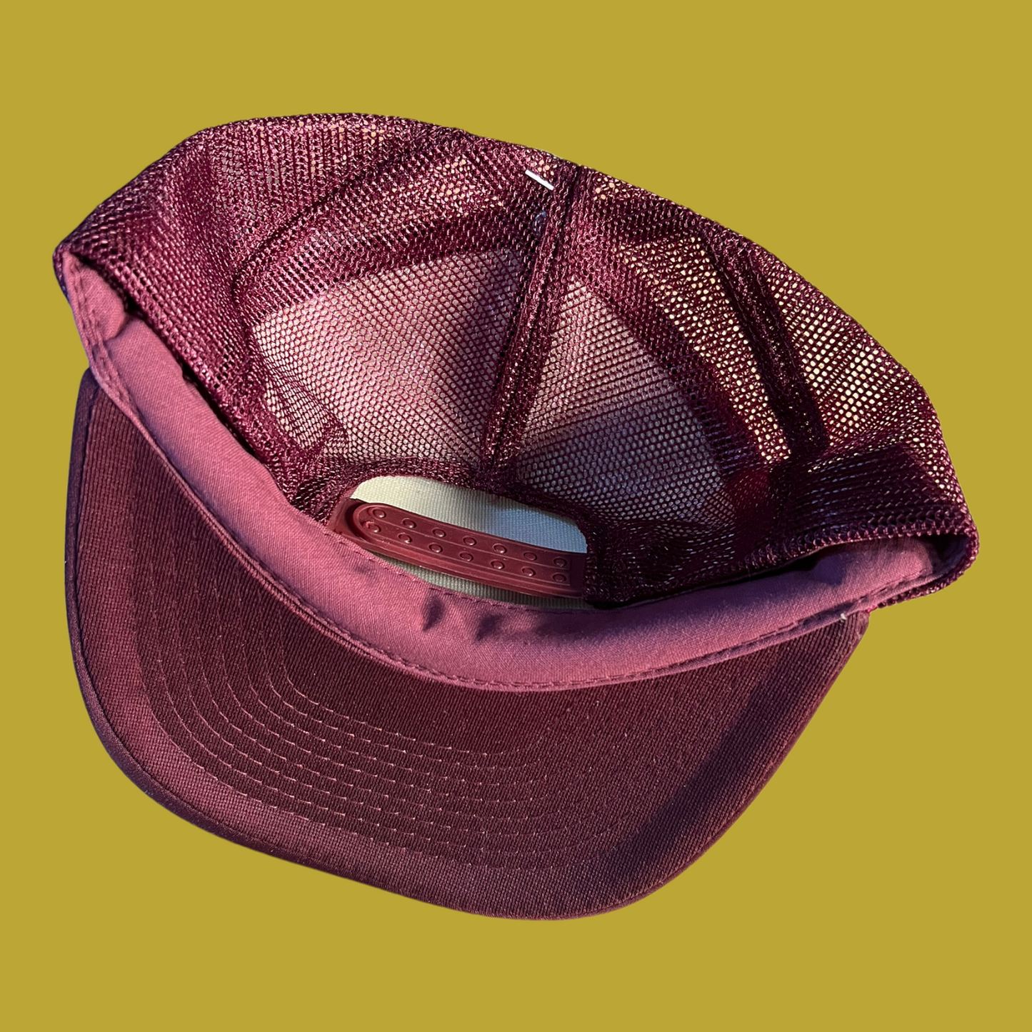 Eat Drink and Be Fat and Drunk Trucker Hat Funny Trucker Hat Maroon
