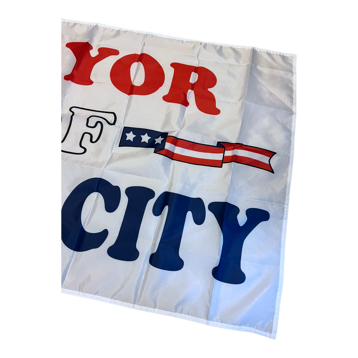 Mayor Of Titty City Flag 3x5 Wall Decor Banner Red/White/Blue #2