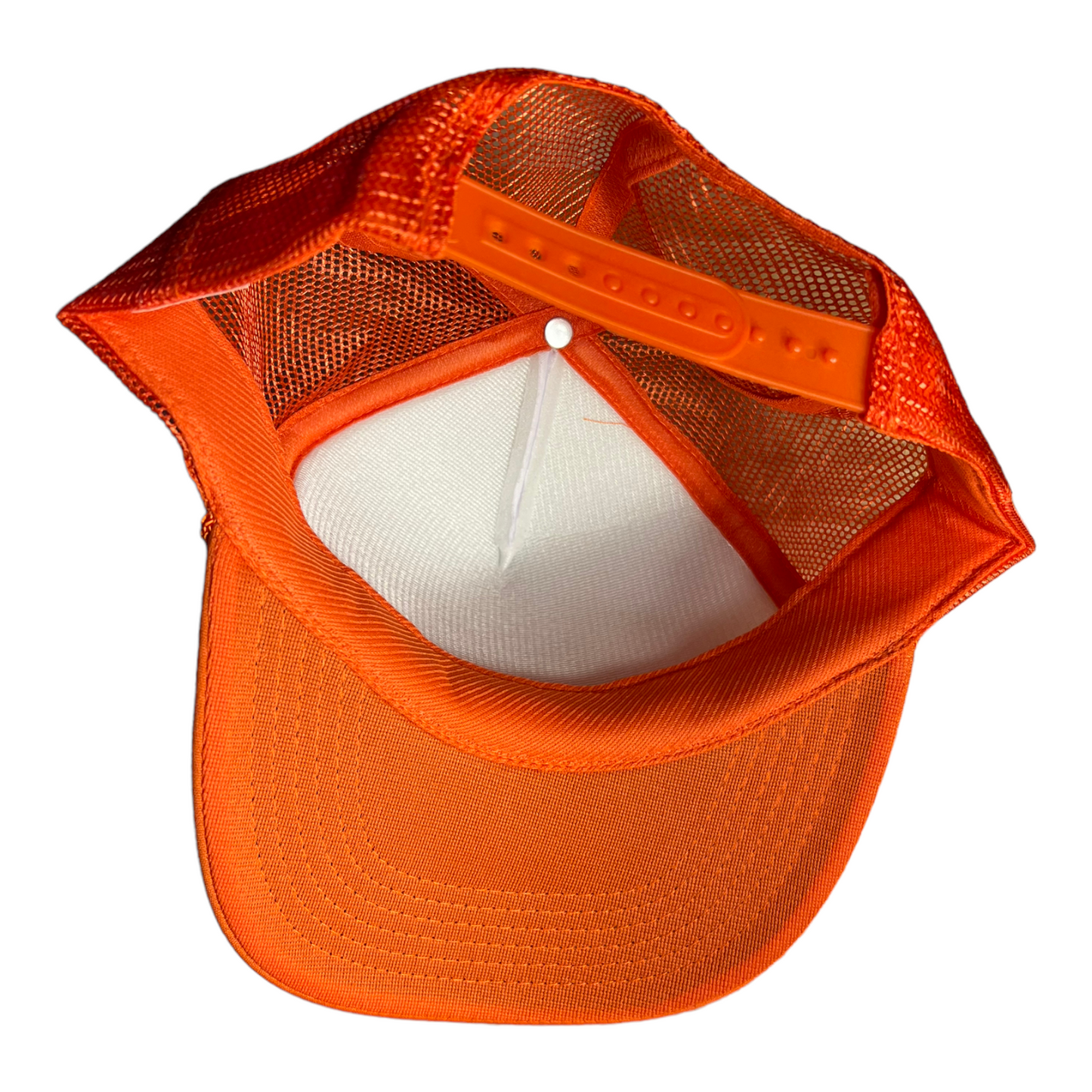 Country Boy Can Survive Trucker Hat Funny Trucker Hat Orange/White