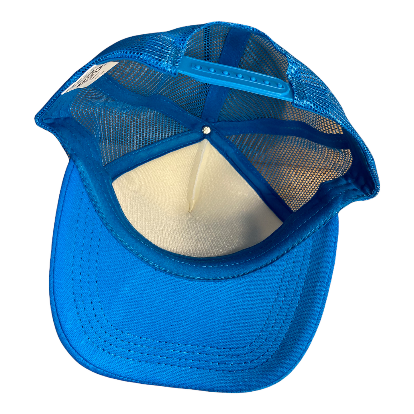 Fisherman Have Longer Poles And Stiffer Rods Trucker Hat Funny Trucker Hat Blue/White