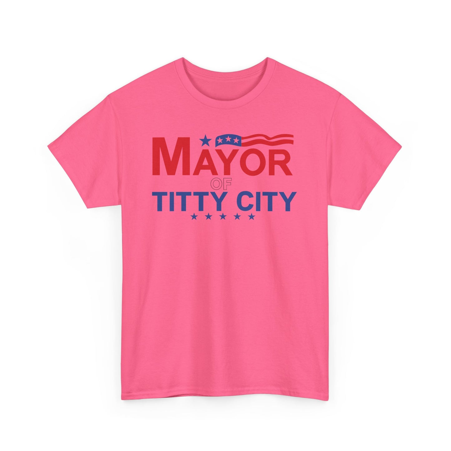 Mayor Of Titty City Funny T-Shirt