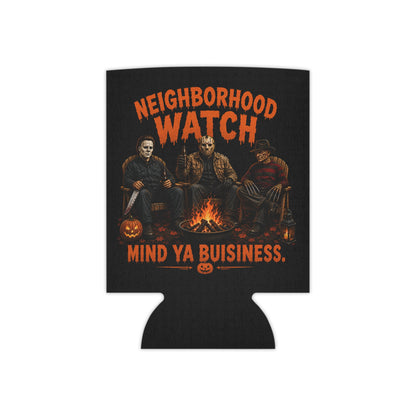 Neighborhood Watch Halloween Can Cooler