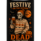 Festive on the Outside, Dead on the Inside Halloween Can Cooler