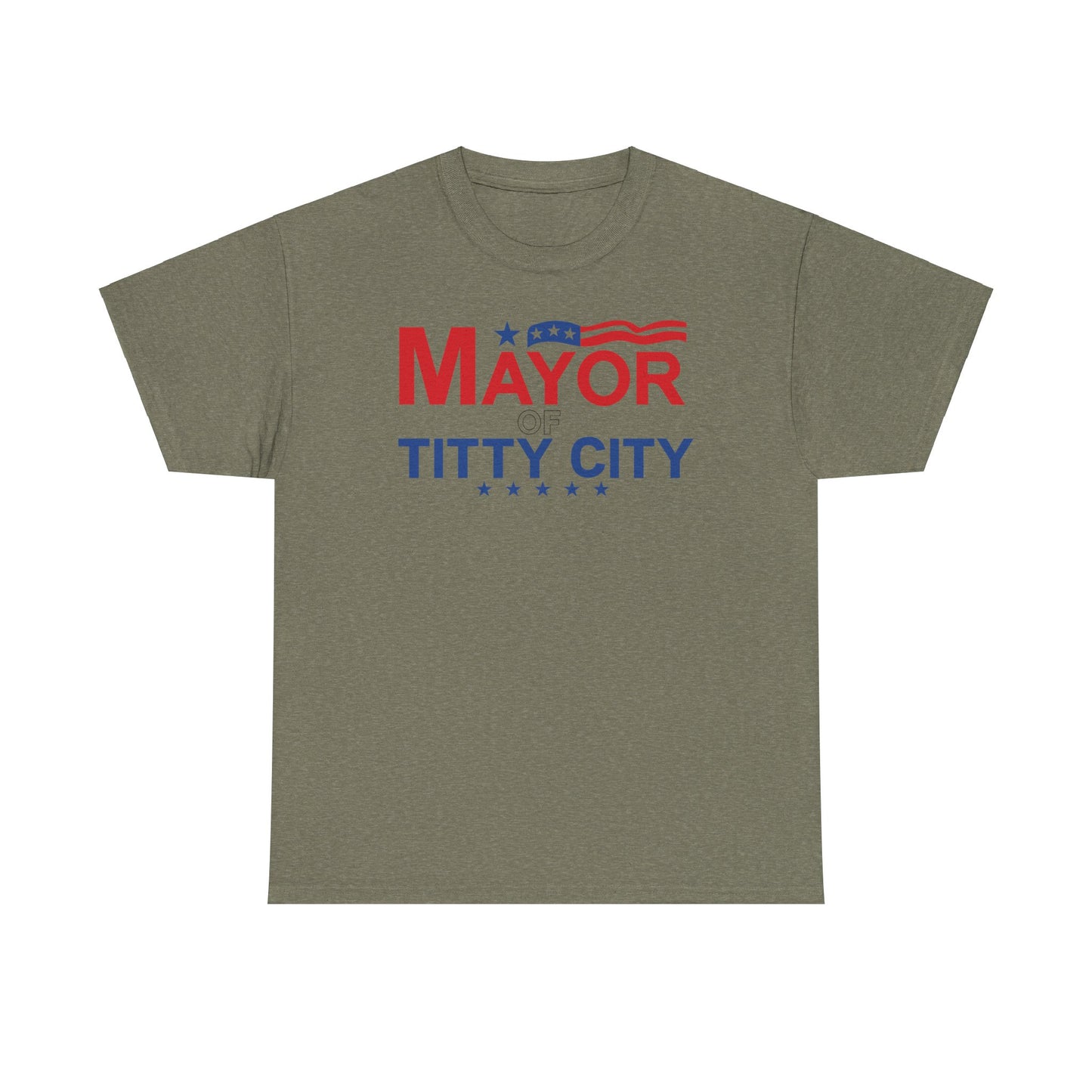 Mayor Of Titty City Funny T-Shirt