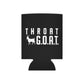Throat GOAT Funny Beer Can Cooler Holder Sleeve